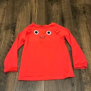 Cat & Jack Red Lobster Swim Shirt